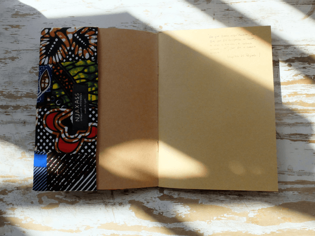 Protège carnet TAXAWAAY - Patchwork wax & coton