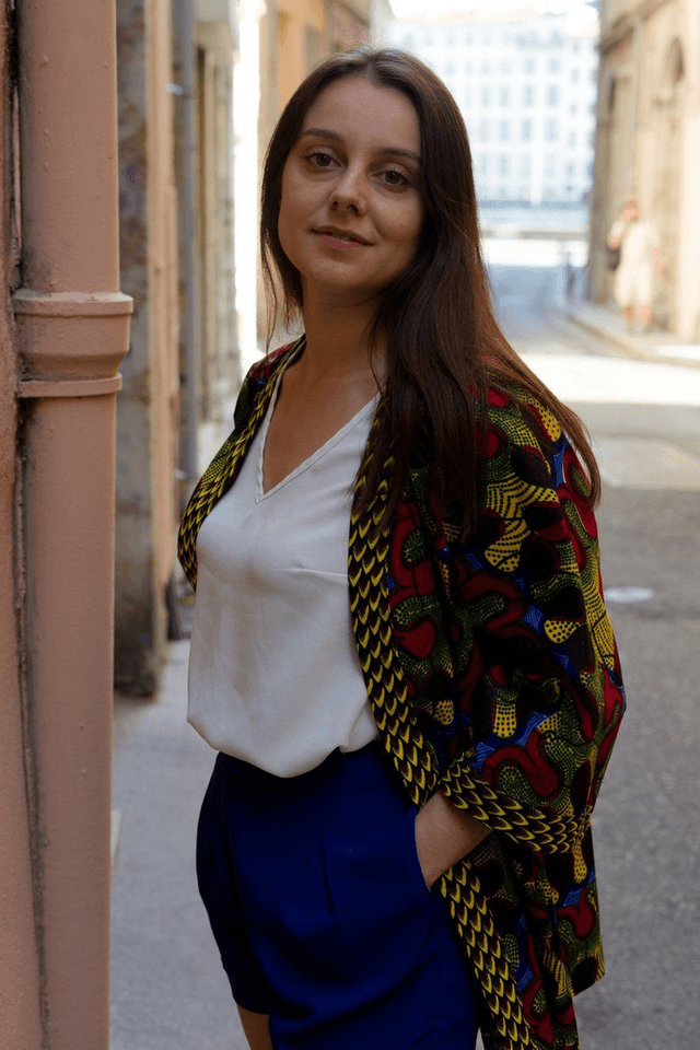 Veste kimono unisexe - Coton wax - Imprimé SUXALI