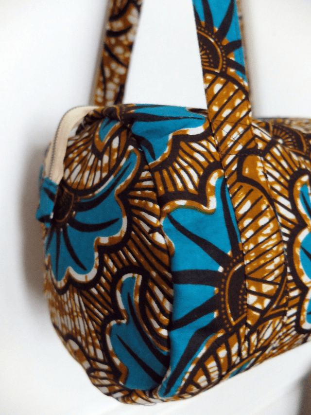  Sac polochon - Coton wax - Taille M - Imprimé au choix