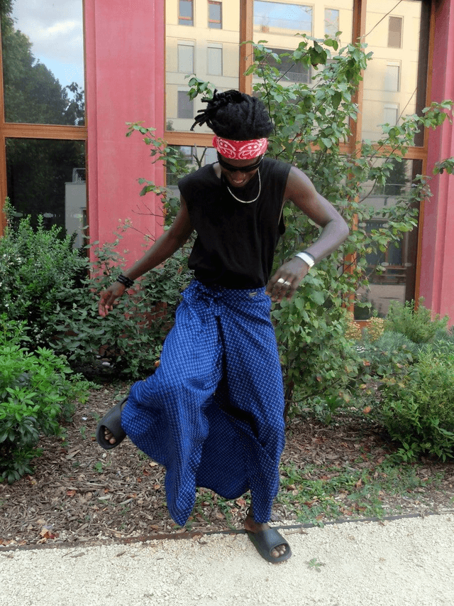 Pantalon drapé KOLDA – Coton wax – Imprimé au choix