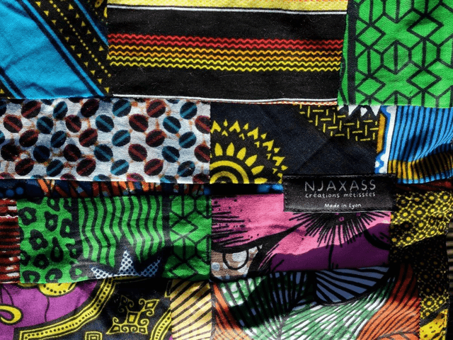 Maxi cache-cou SËTU - Patchwork wax & laine