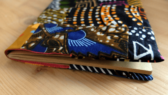 Protège carnet TAXAWAAY - Patchwork wax & coton