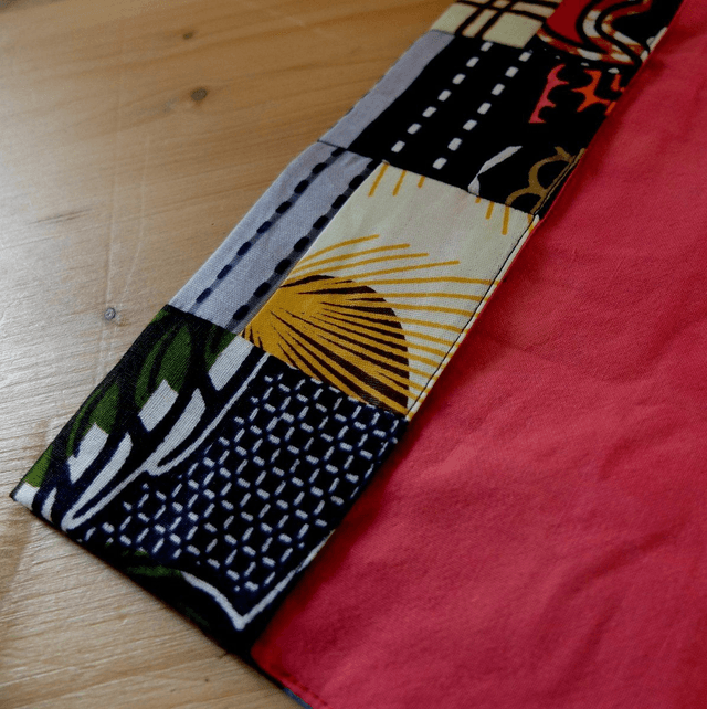 Protège carnet TAXAWAAY - Patchwork wax & coton