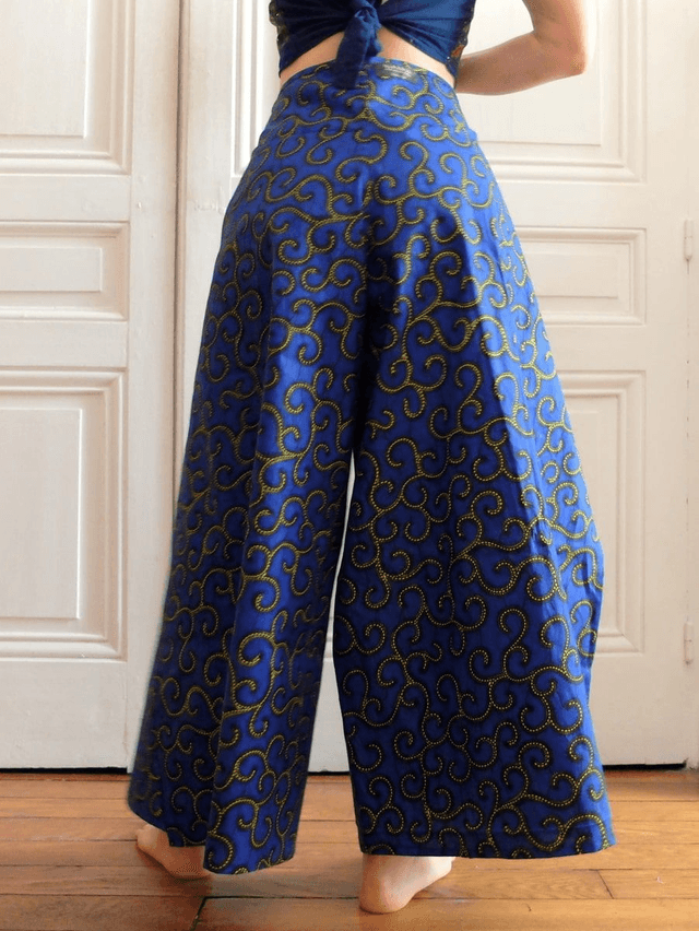 Pantalon portefeuille FOUTA | coton wax | imprimé XAAF