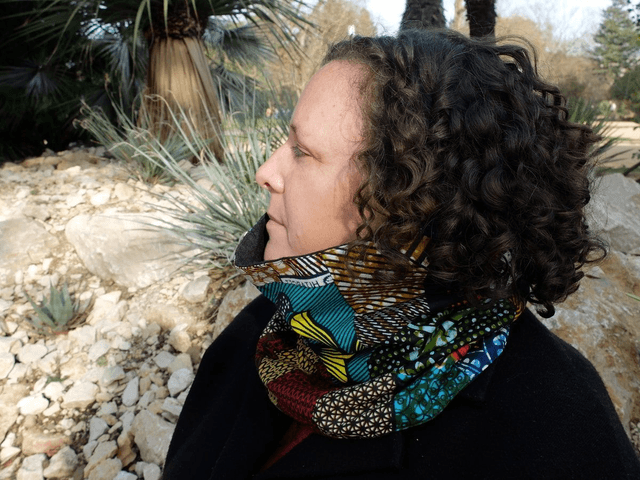 Maxi cache-cou SËTU - Patchwork wax & laine