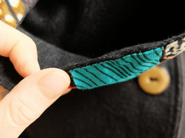 Maxi cache-cou SËTU - Patchwork wax & laine