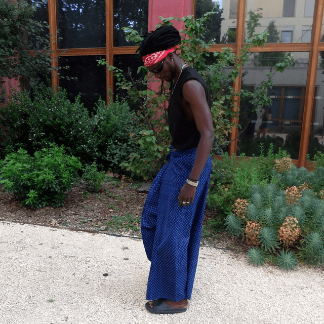 Pantalon drapé KOLDA – Coton wax – Imprimé au choix