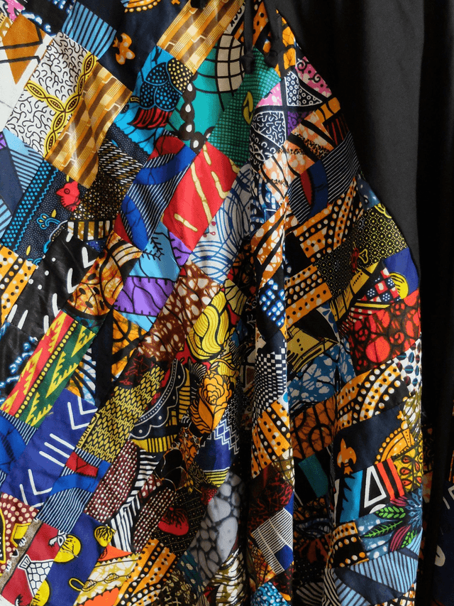 Sarouel DIAM - Patchwork wax et coton bio