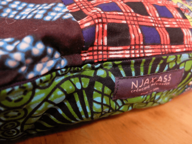 Housse de coussin KËR - 40x40cm - Patchwork wax